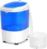 GX24977-PE, Mini Washer and Spinner Combo, 5.5lbs, Semi-automatic Compact Laundry Apartment Dorm RV Portable Washing Mac 1