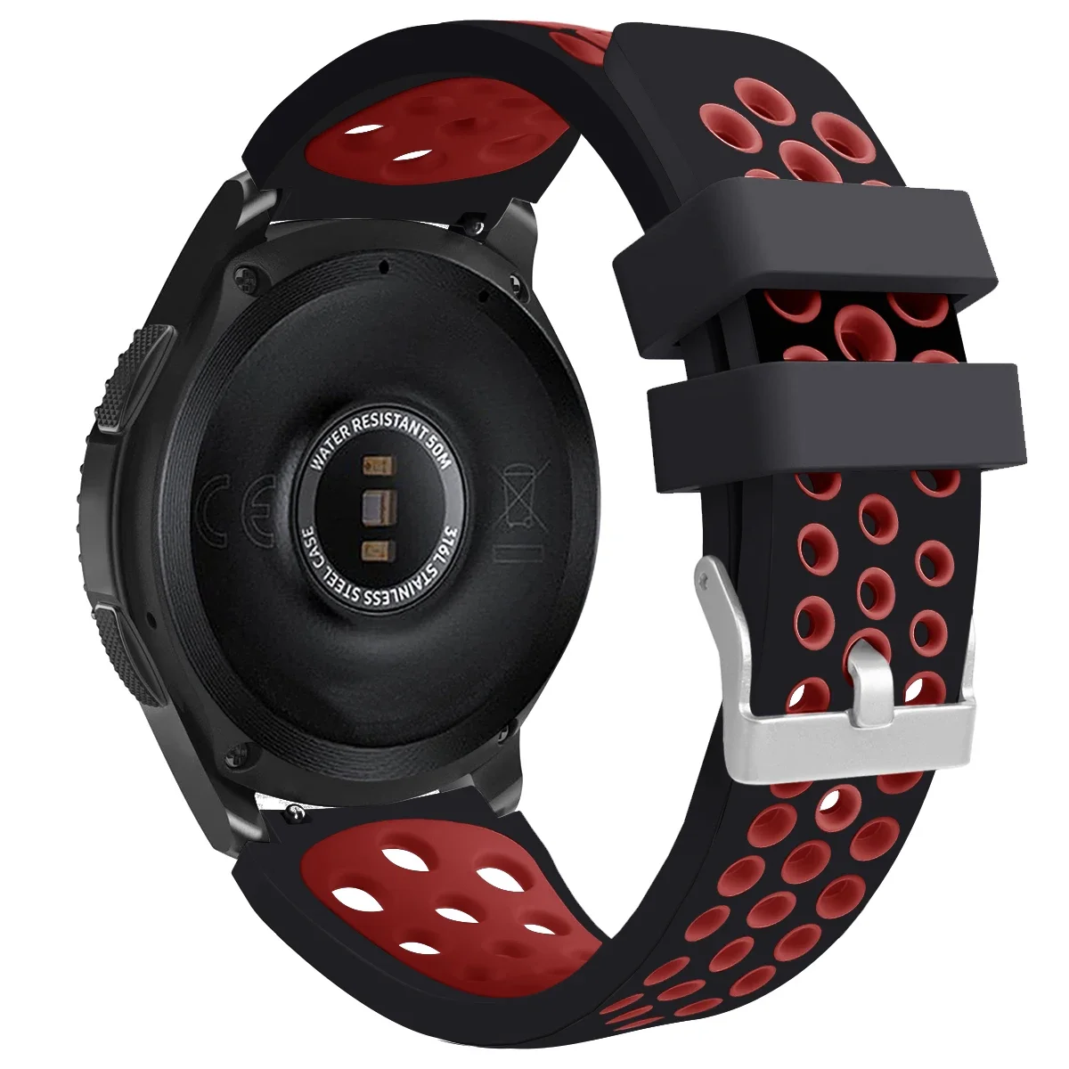 Enhanced Silicone Band for Smartwatches - Original Strap for 45mm/22mm Watches