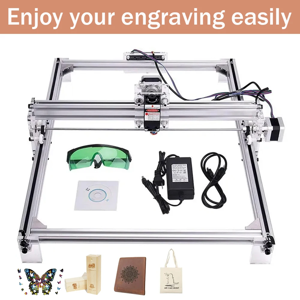 DIY CNC Laser Engraver Kits 4050 GRBL Control Wood Carving Engraving  Machine (Working Area 40x50cm, Axis (2500MW) 通販