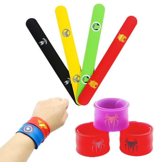 IndianEcraft Slap Band for Kids | Superman Batman Slap Bands for Kids |  Rakhi for Kids | Silicone Wrist Slap Band for Kids Boys and Girls (Pack of  3) : Amazon.in: Jewellery