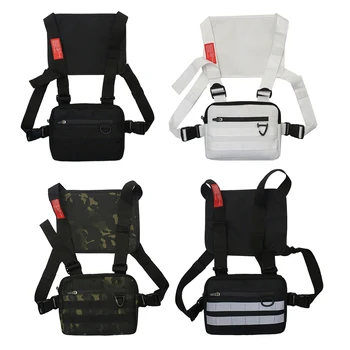 Multi-function Chest Bags Men Women Oxford Cloth Vest Hip-Hop Street Belt Pouch