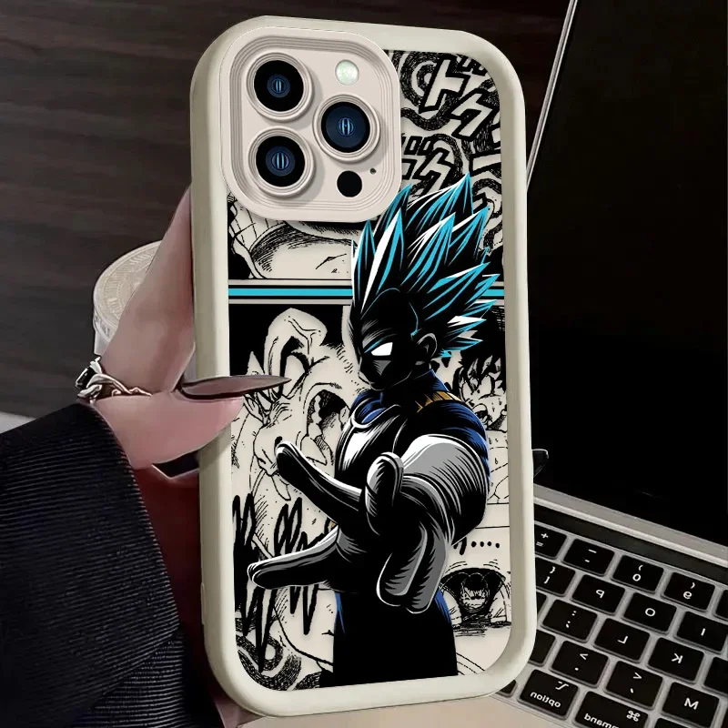 thumbnail image 1 of Funda de teléfono de Anime Cool Man DBZ, carcasa de silicona mate suave a prueba de golpes para iPhone 11, 12, 13, 14, 15 Pro Max, XS, X, XR, 8, 7, 6S Plus, SE 2020, 1 of 5