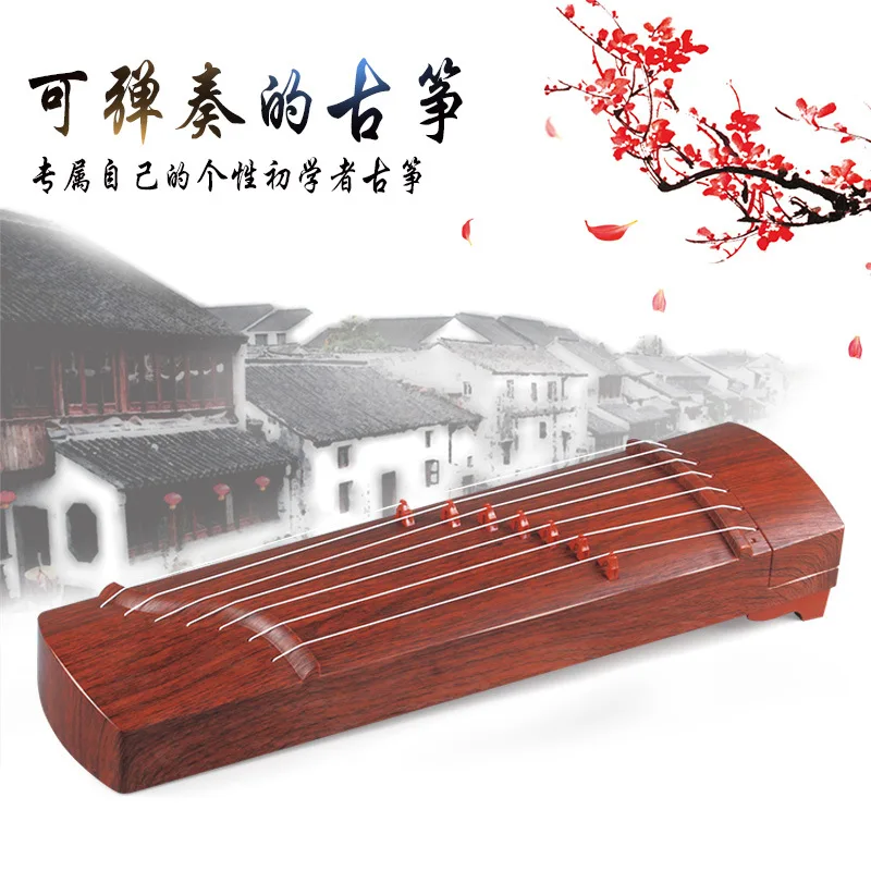 

Children's Plastic Guzheng Stringed Zither Beginners Practice Plucking Musical Instruments Toddler Music Enlightenment Toy Gift