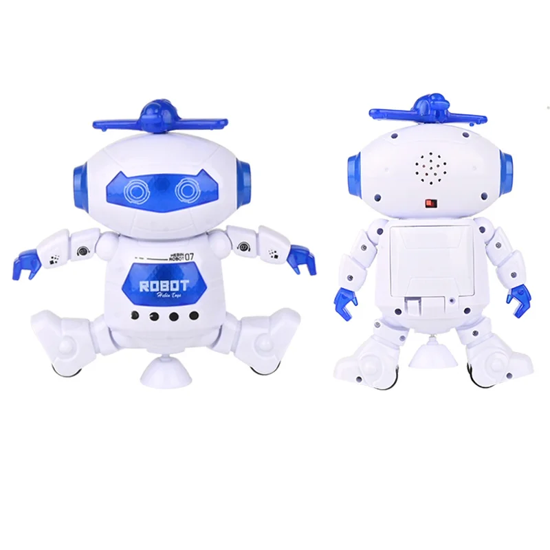 Robot Dance Toys Robot Toy Kids Musical Walking Dancing with LED Light for Boys Girls Xmas Gift