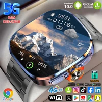 Montre connectée 5G/4G Full Netcom 8 Go + 128 Go de RAM, écran AMOLED 2,4 pouces, batterie 2100 mAh, appareil photo 900 W, GPS, WIFI, applications Google, Android 10 OS 1