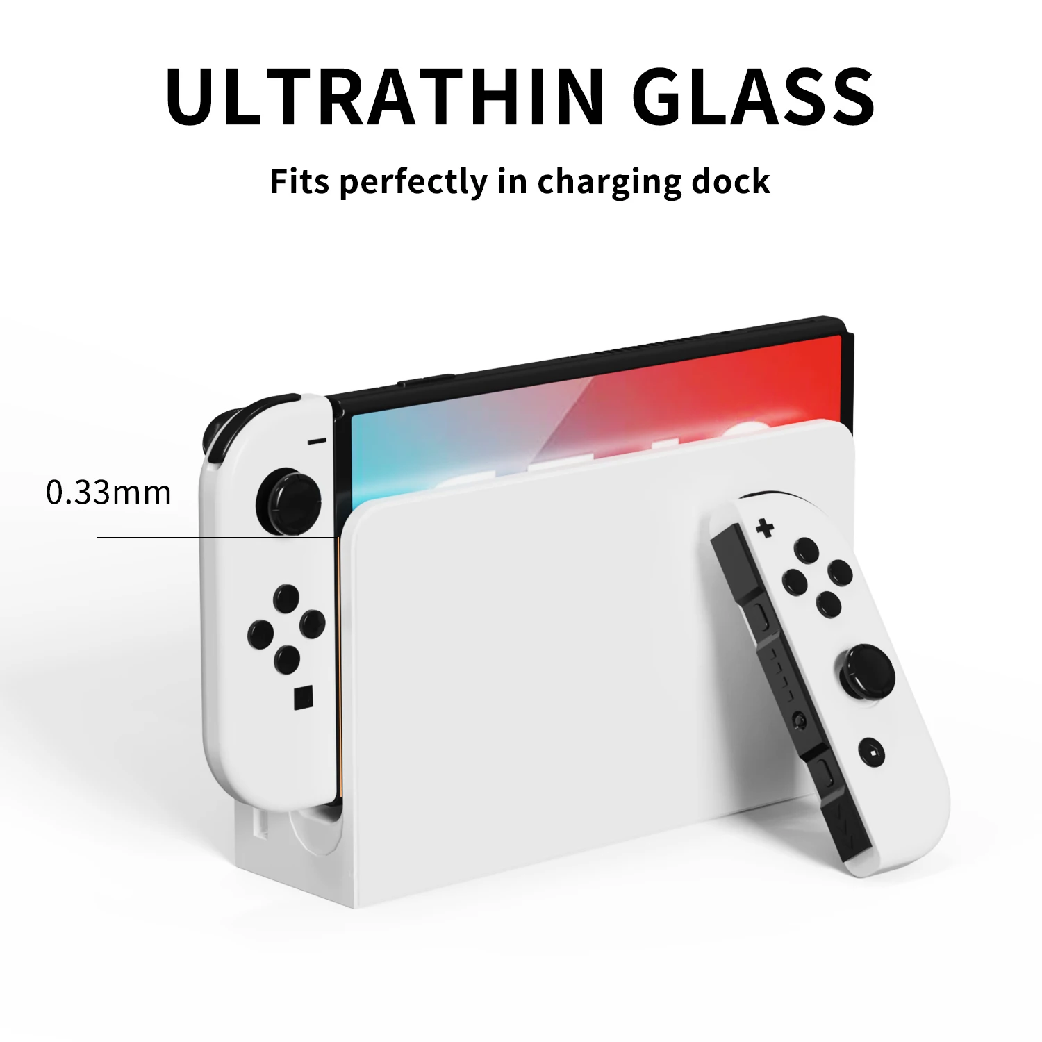 Auto-Alignment Reinforced Glass Screen Protector for Gaming Console