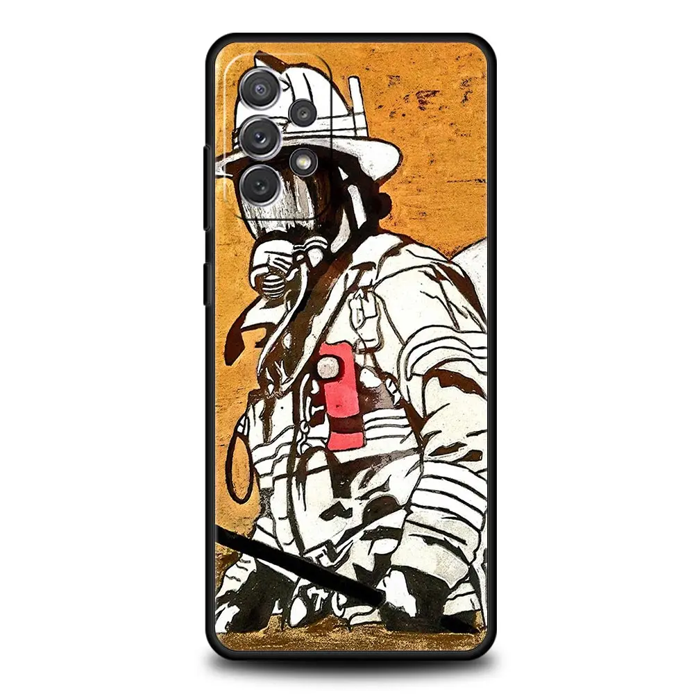 Fireman Firefighter Themed Protective Phone Case Cover