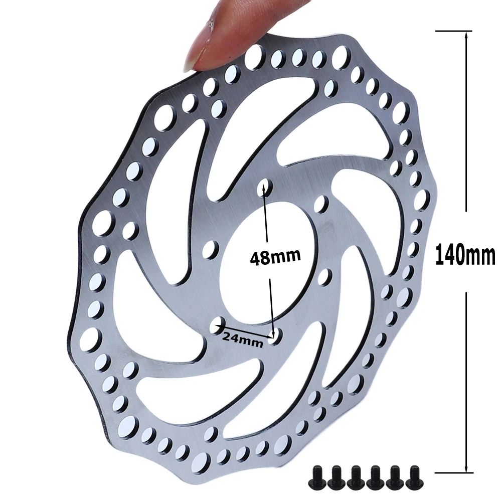 Electric Scooter Disc Brake 140mm 3 Holes or 6 Holes Device Accessories