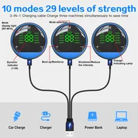 Smart EMS Core Trainer with LED Display - Rechargeable ABS Workout Belt for Lower Back Pain Relief & Home Gym Training 4