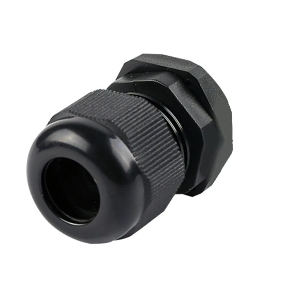 50PCS Waterproof Nylon Cable Gland Kit Joints Locknut Glands Fit 3-16mm Cable PG7 PG9 PG11 PG13.5 PG16 PG19 Comprehensive Kit