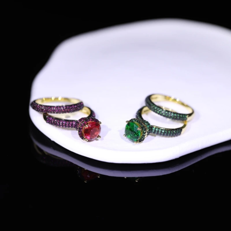 

Jewelry For Women Men Designer Making Fine Luxury Gifts Fashion Bling Bague Couple Ring Sets