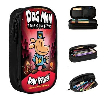 Simpatico cane uomo astucci astuccio portapenne per studente grande borsa portaoggetti materiale scolastico regali di cancelleria 1