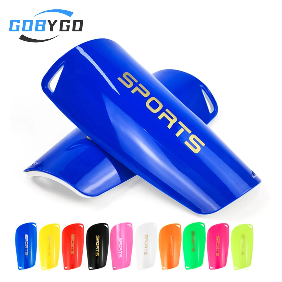GOBYGO Football Leg Pads Thickened EVA Sponge Soccer Shin Pads Professional Training For Children Adults Light And Strong 1Pair