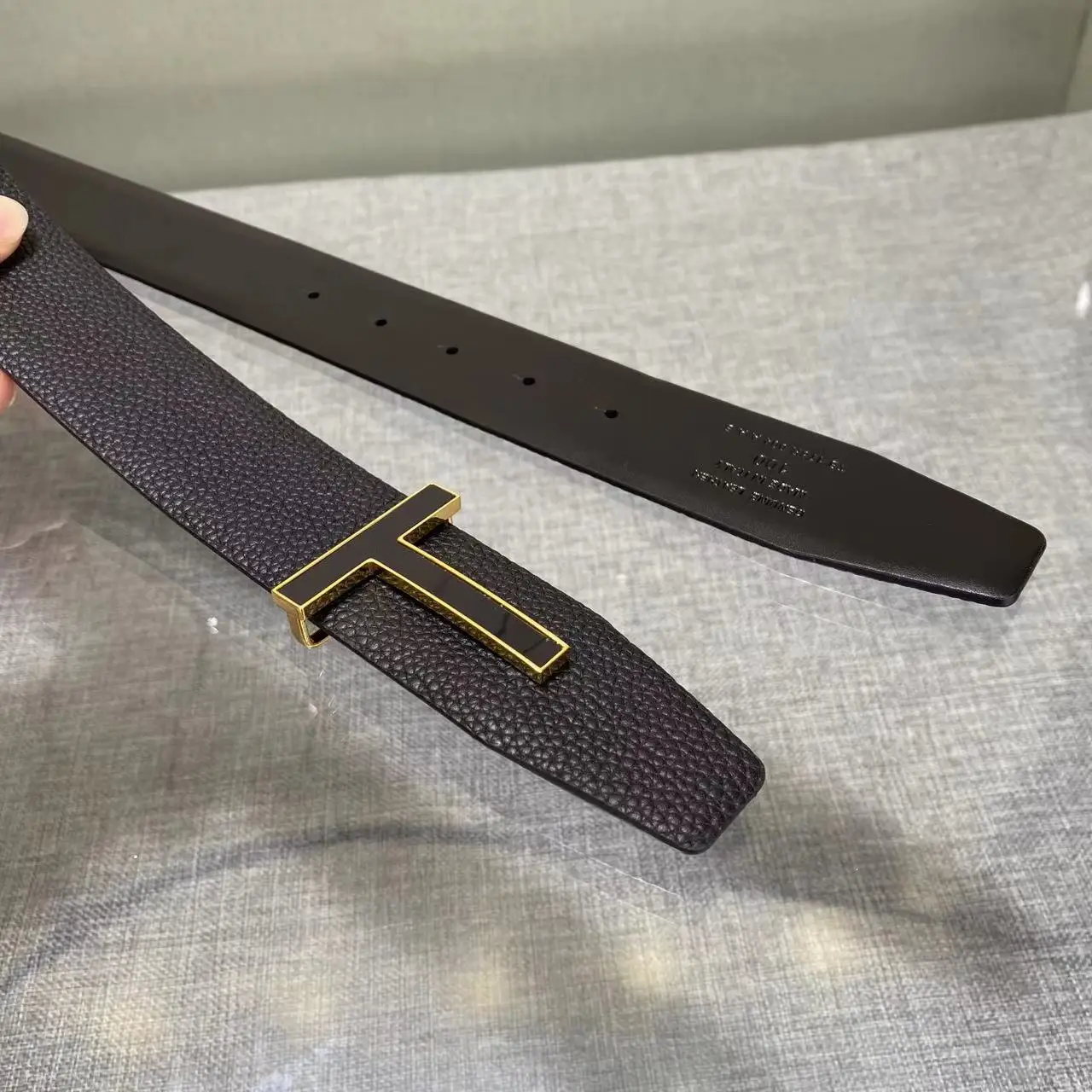 Top Luxury Designer Brand T Buckle Belt 2