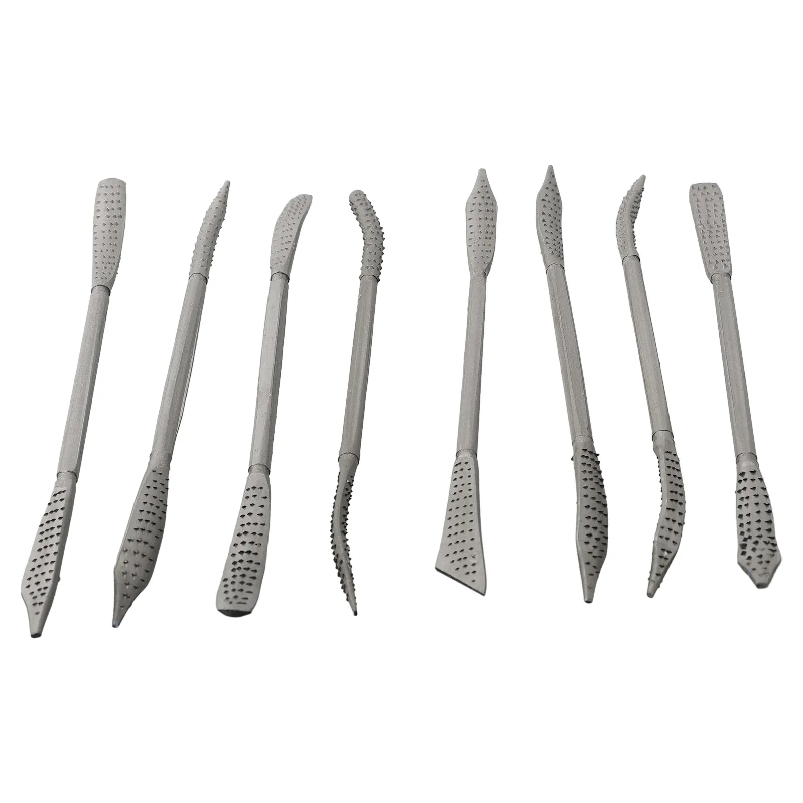 거친 리플러 파일, 탄소강 양단 수공구, 미니 전문 나무 걸레 파일 세트, 목공 조각, 190mm, 8 개