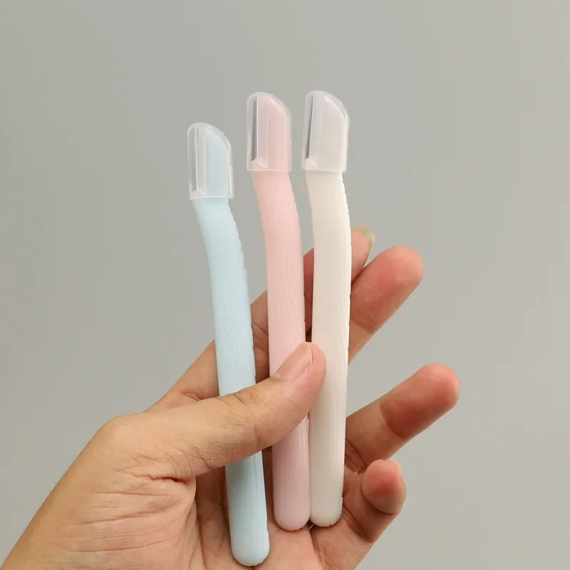 1pc Safe Folding Ladies Face Shaver Eyebrow Trimmer Blade Anti-Scratch Razor Makeup Tools Eyebrow Trimmer Face Razor for Women 4