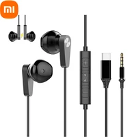 Original Xiaomi Wired Headset HiFi Stereo Earphone Type C 3.5MM Wired Earbuds Metal Surging Bass Sport Headphones With Mic 1
