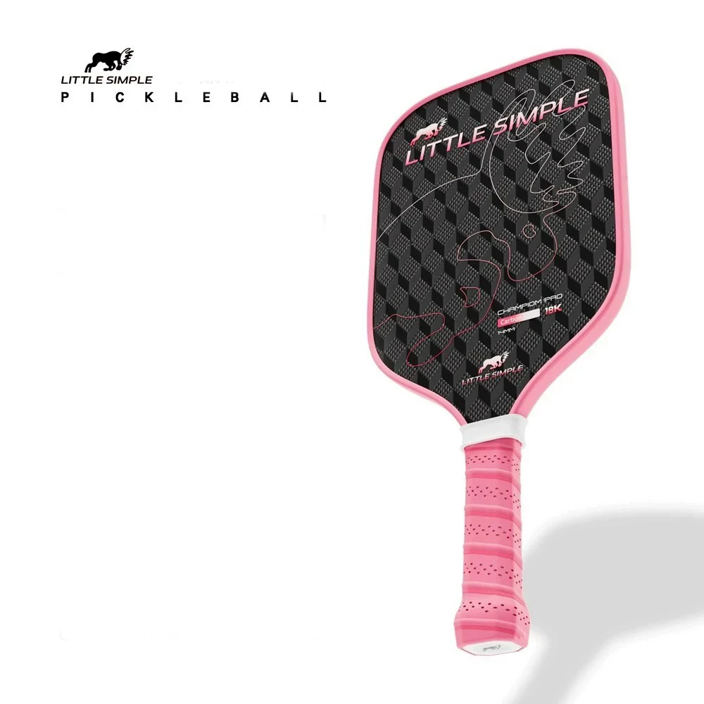 Little Simple 18K Woven Carbon Fiber Pickleball Paddle for Women, 14mm Polypropylene Honeycomb Core Increase Power and Control