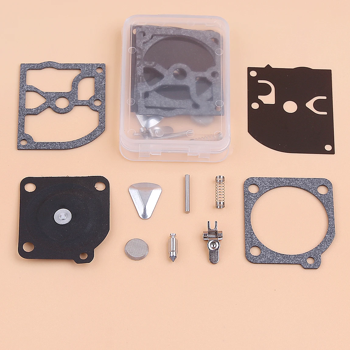 

2pcs/lot Carburetor Diaphragm Repair Kit Fit PARTNER 400 410 450 460 490 510 Jonsered 2041 2045 2050 Chainsaw Replacement Parts