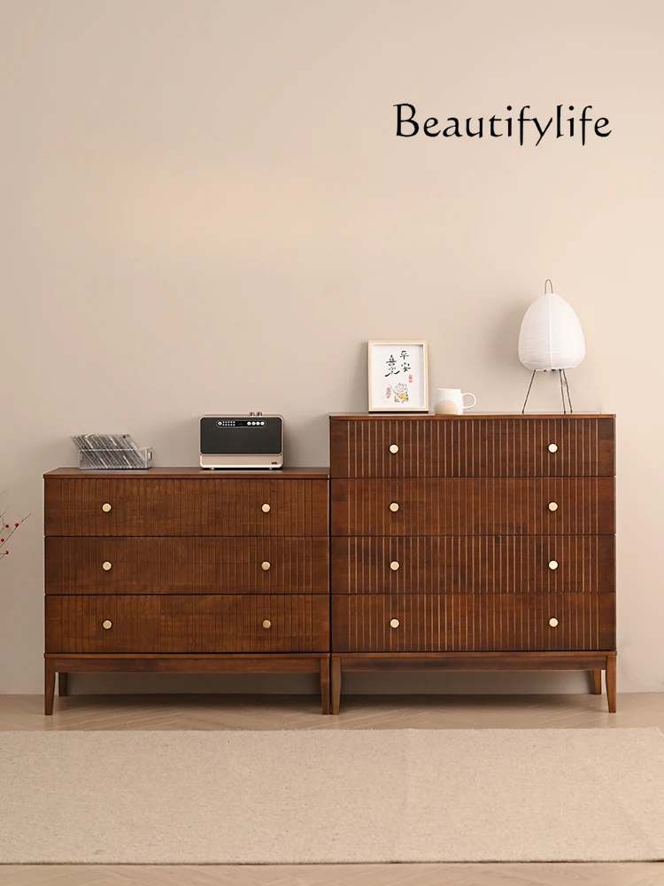 

Nordic Style Solid Wood Chest of Drawers Simple Modern Storage Cabinet