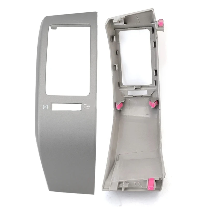 2PCS Front Dashboard Vent Panel For Toyota Prius 2004-2009 Air Conditioner Outlet Frame