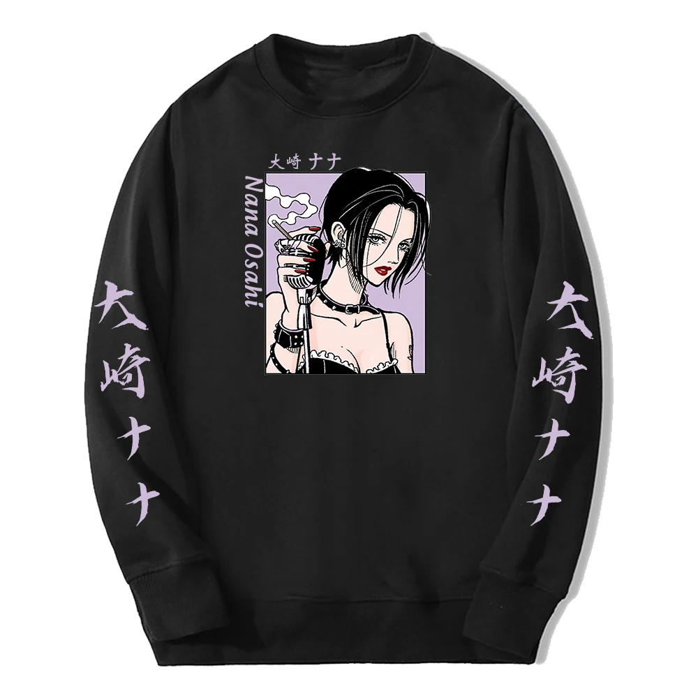 

Japanese Nana Osaki Anime Manga Crewneck Long Sleeve Streetwear Women Men Sweatshirt Harajuku Clothes