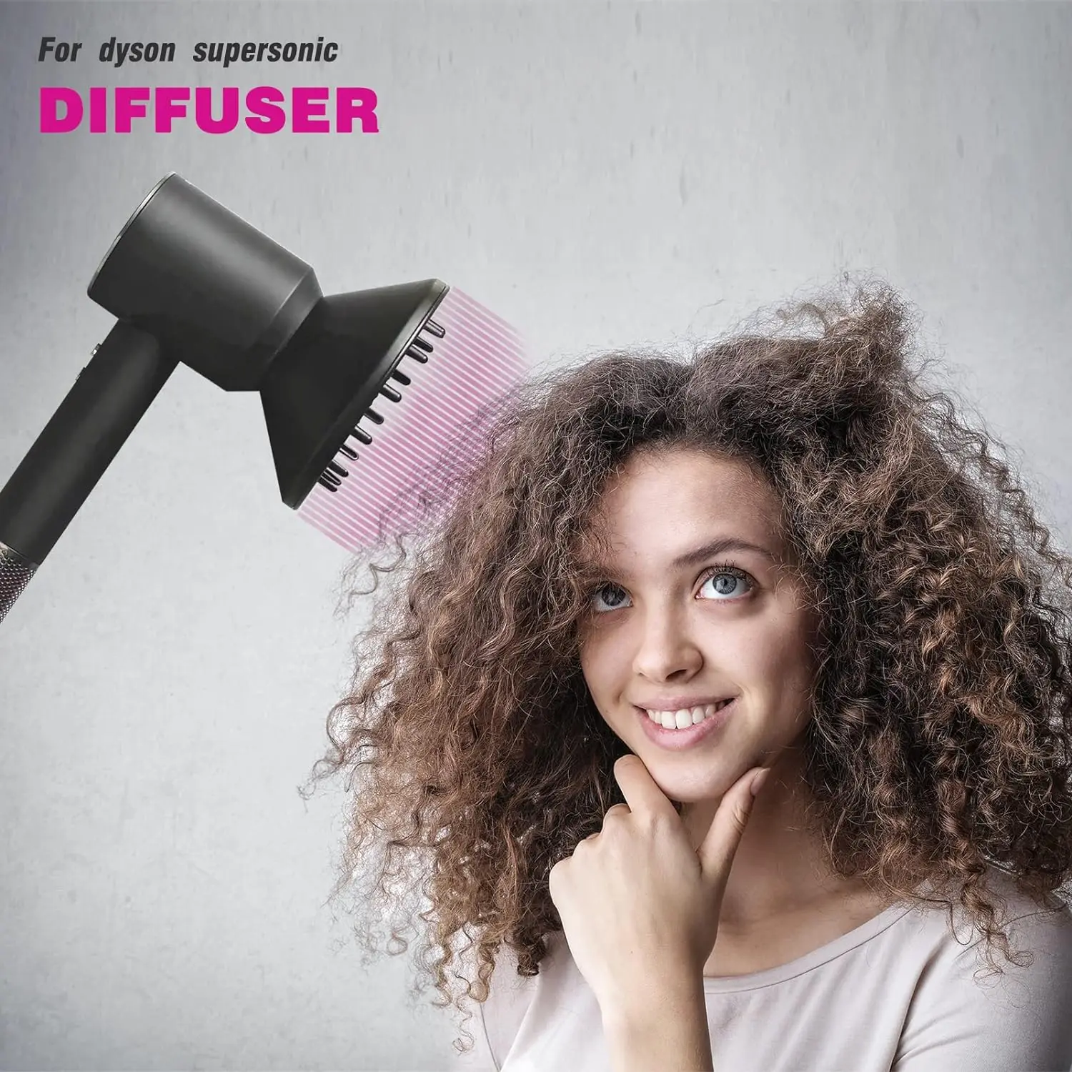 Diffuser for Supersonic Hairdryer Suitable For Supersonic Hair Dryers Replacement IL/RT6-14354-HD01 Universal Stereotype Hair He