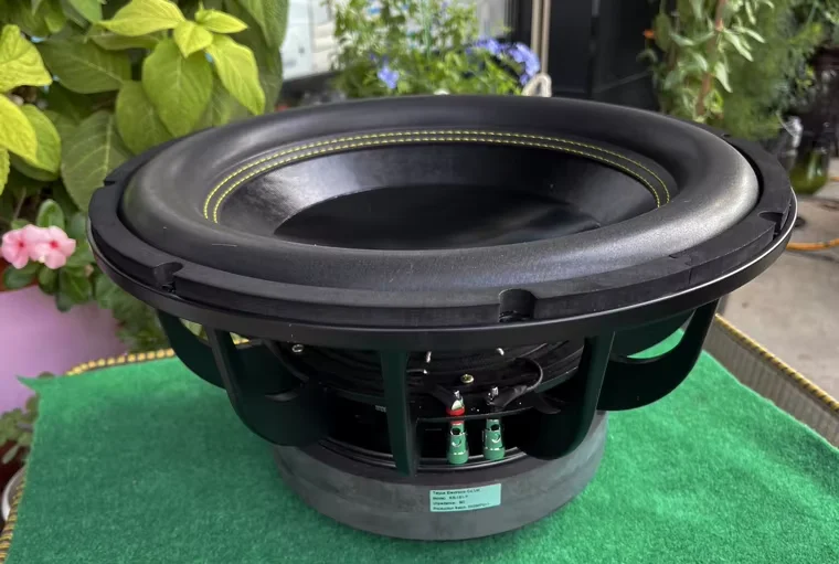 B-056 15 Inch Subwoofer Speaker Double 220 Magnetic Double 100 Core Image Leather Edge Horn 1200W 8 Ohm 1 PCS