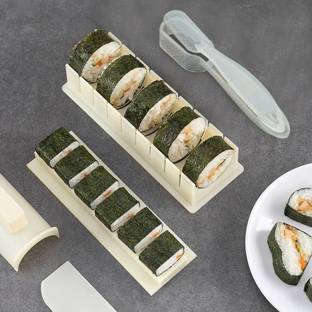 Sushi Making Kit Japanese Rice Ball Cake Roll Mold DIY Home Sushi Making  Tool Multifunctional Plastic Kitche Sushi Maker Tool - AliExpress