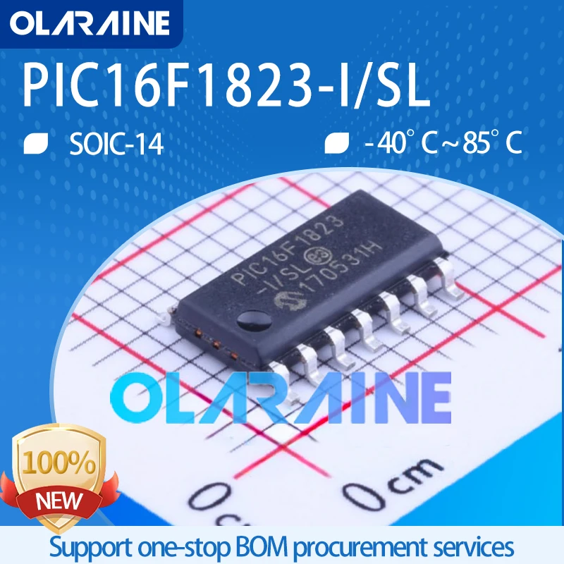 

1-10Pcs PIC16F1823-I/SL SOIC-14 8-bit microcontroller - MCU 3.5KB 128B IC chips