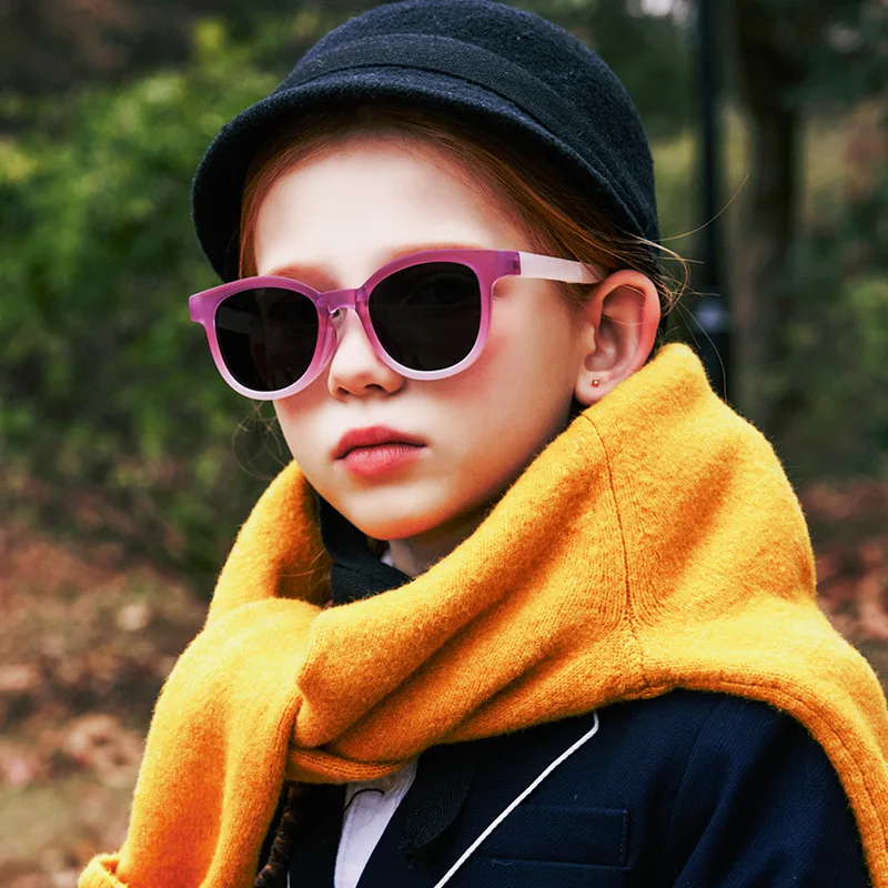 Anti Blue Light Glasses Children's Fashion Glasses UV Resistant Sunglasses Holiday Sunscreen Eyeglasses