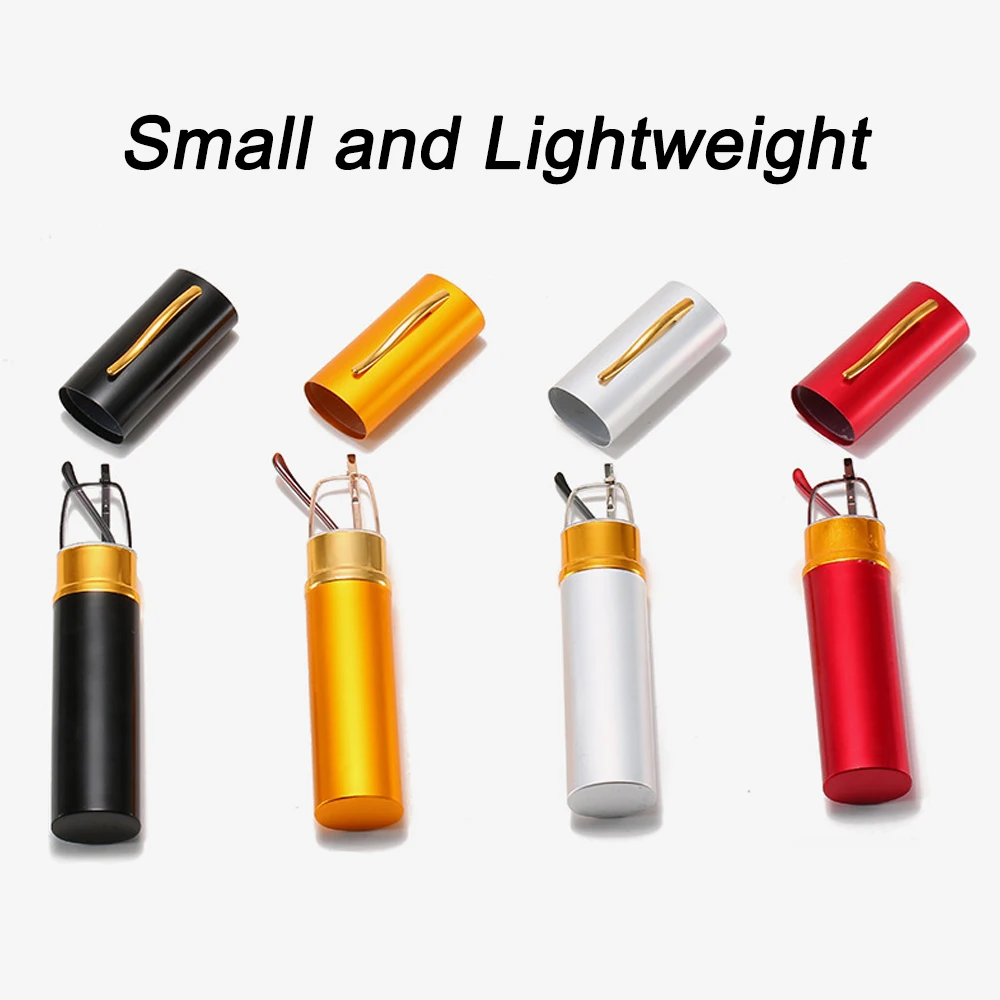 Reading glasses mini portable ultralight with box metal frame for men and women