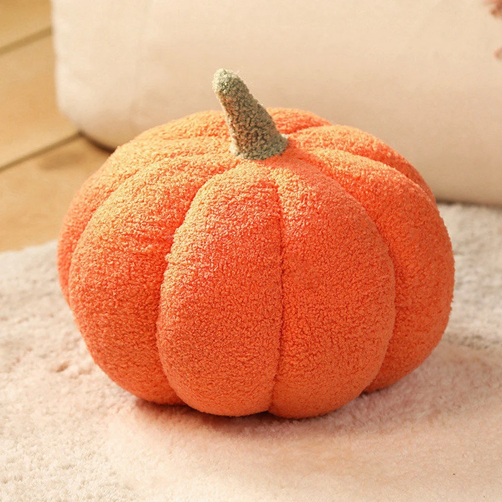 18CM Kreatives Kürbis-Plüschtier für Zuhause, Wohnzimmer-Sofa-Dekoration, Kissen mit Partikeln, Plüsch-Kürbispuppe, Halloween-Verkleidung – Detail 2