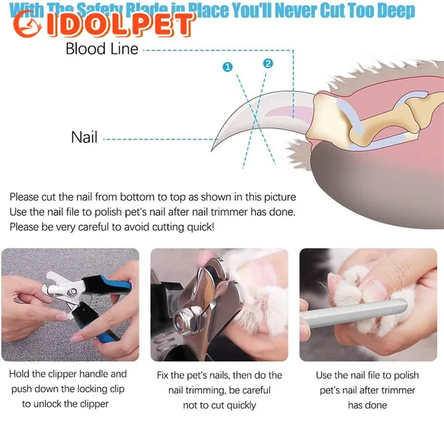 Professional Pet Nail Clipper with Safety 4