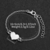 2PCS/Set Fashion Women's Watch Hollow-out Musical Note Dial Steel Band Quartz Watches Heart Bracelet Set 6