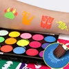 15 Colors Glow In Dark Water Based Body Face Painting Non-toxic Diy Paint Kit 4