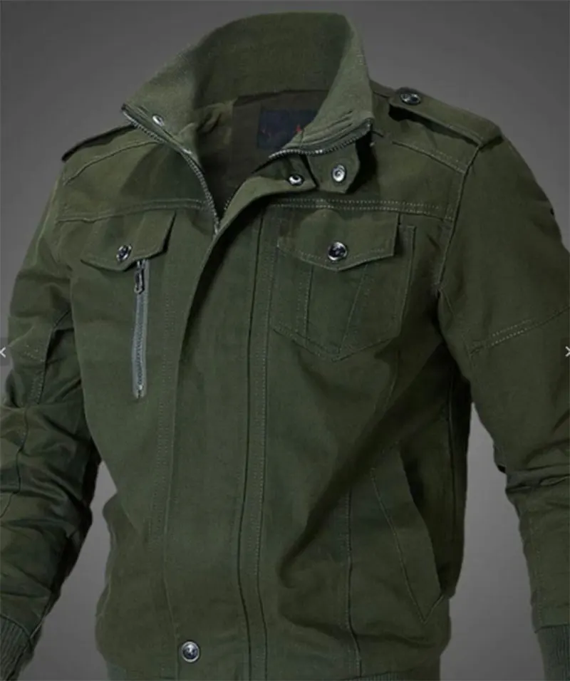 Plus Size Men's Lightweight Jacket Fashion Casual Cotton Daily Wear Solid Jacket Outerwear For Spring Fall Winter,Men's Clothing