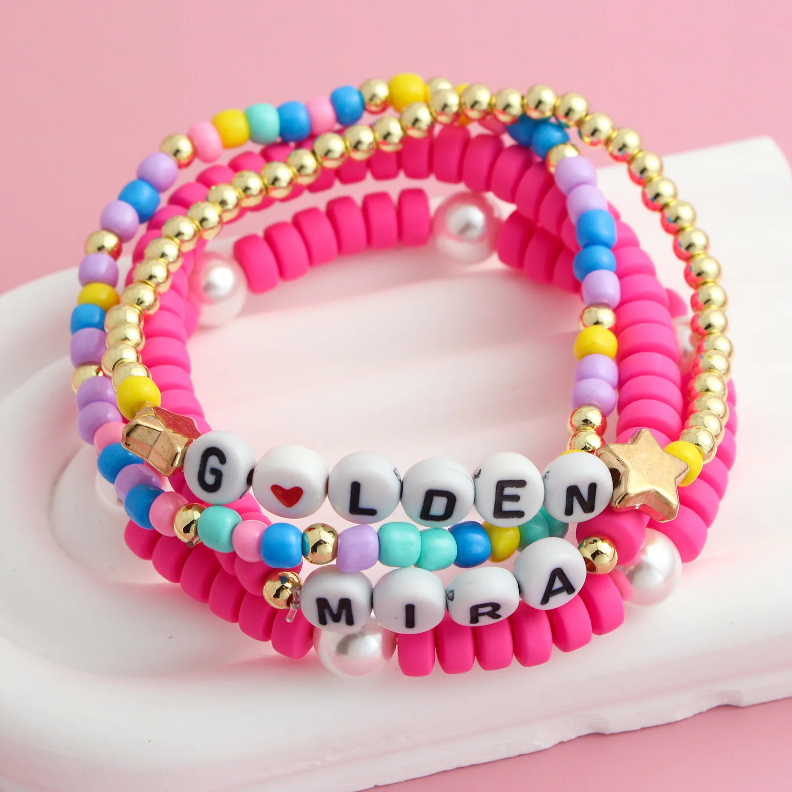 Kpop Demon Hunter Character Bracelets – Rumi, Zoey, Mira, Huntrix