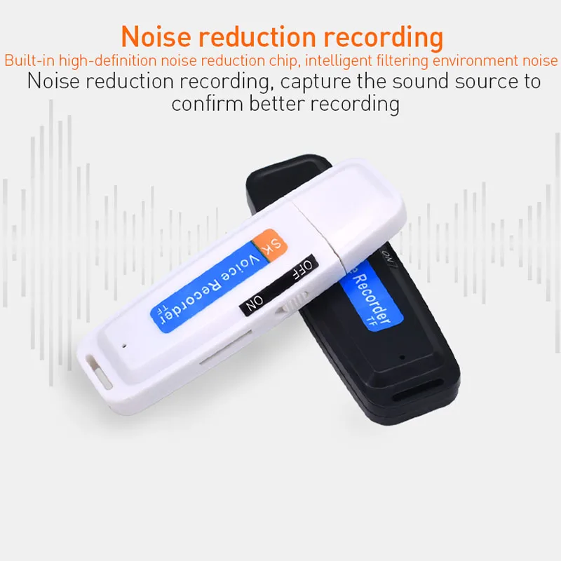 Mini Audio Voice recorder USB Recording Pen Support 16G 32G TF Digital Sound Recorder Pen Voice Recording For Meeting Interview