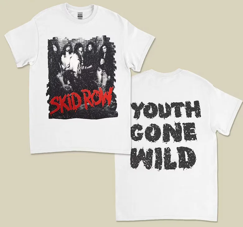 

Винтажная двухсторонняя металлическая футболка 1989 для рок-концерта