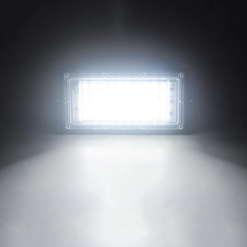 LED 투광 조명, 야외 투광 조명 스포트라이트, IP65 방수, 50W LED 가로등, 조경 조명, 220V, 110V