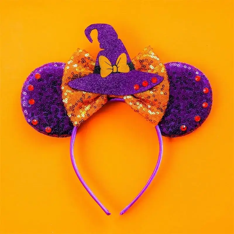 Disney-Toy Story Headbands para mulheres, arco lantejoulas,