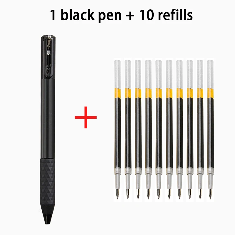 Luxury Smooth-Writing Gel Pen Set - 0.5mm Fine Point Black Ink