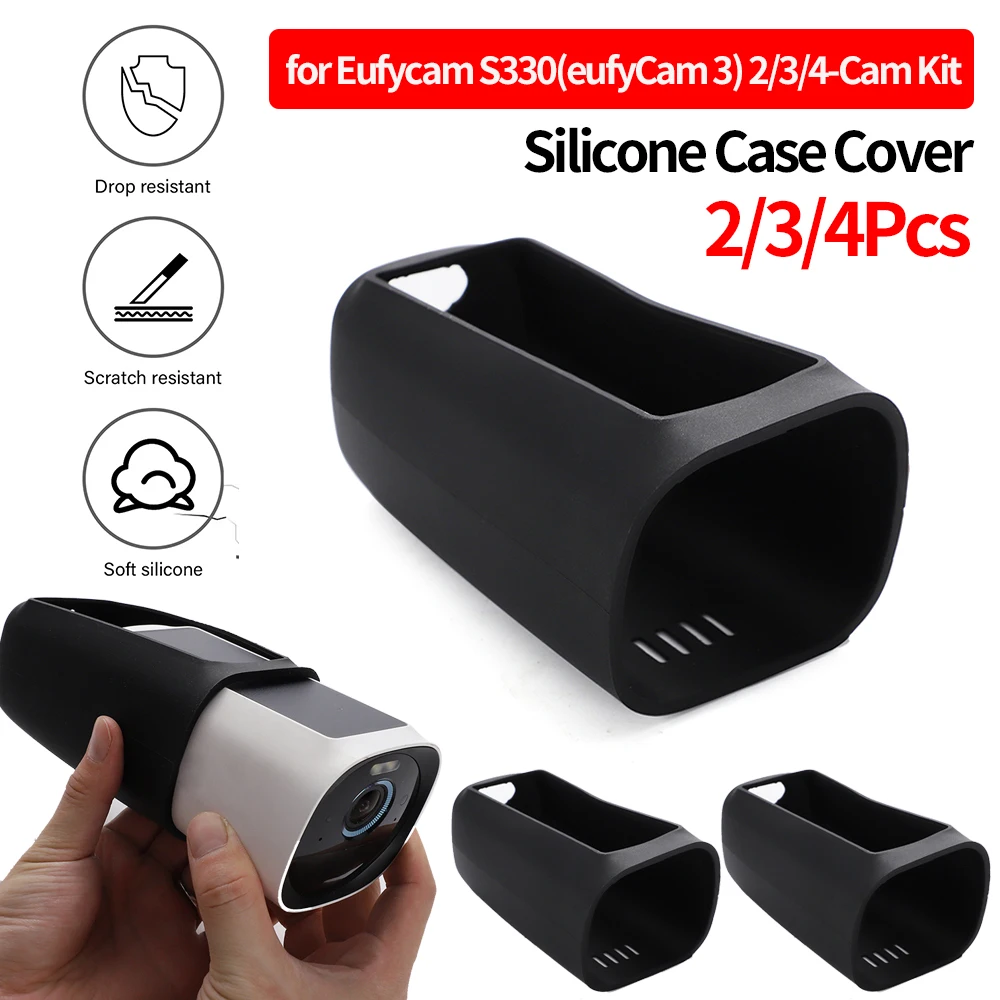 Eufycam S330 용 감시 카메라 보호 케이스, 보안 카메라 키트, 실리콘 케..