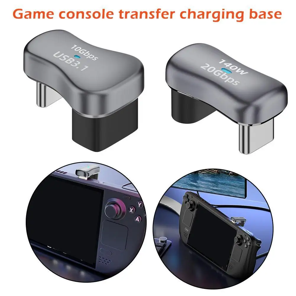 Per Asus Rog Ally Game Console Charger Base Docking Station Con Luce Usb Controller Di Gioco Caricatore Stand Transfer Per Steam Deck