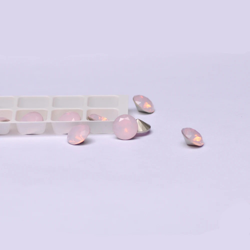 로즈 워터 오팔 DIY 공예 바느질 용품, 모조 다이아몬드 K9 유리 반짝이 장식, 크리스탈 스톤, 댄스 드레스 장식