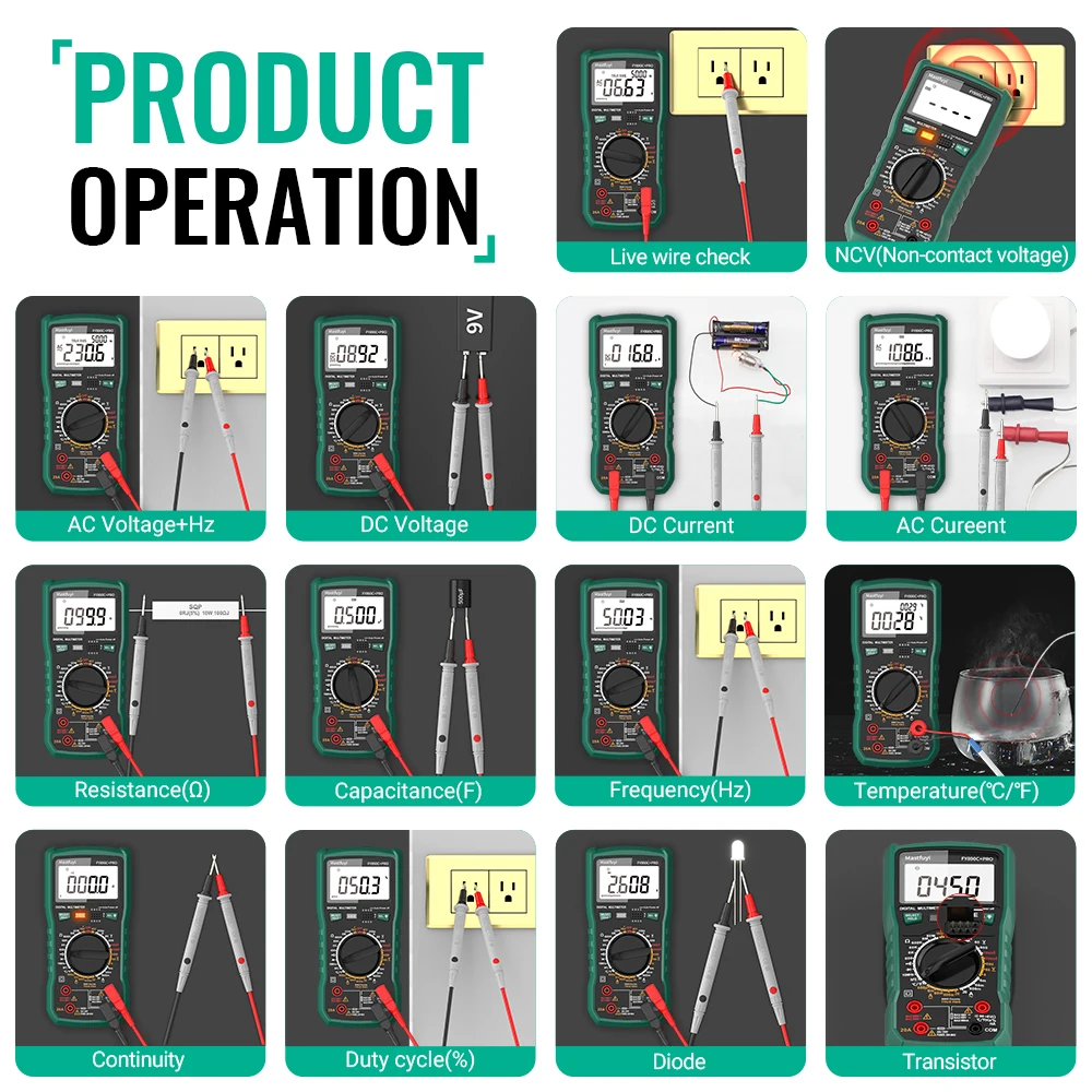 True RMS Digital Multimeter 3