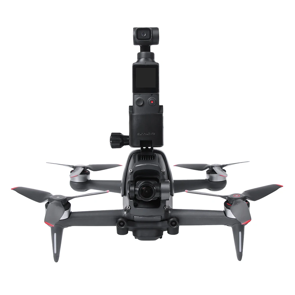GoPro 스포츠 액션 카메라용 카메라 상단 브래킷, DJI FPV용 어댑터 마운트 클램프 홀더 고정기 확장 키트