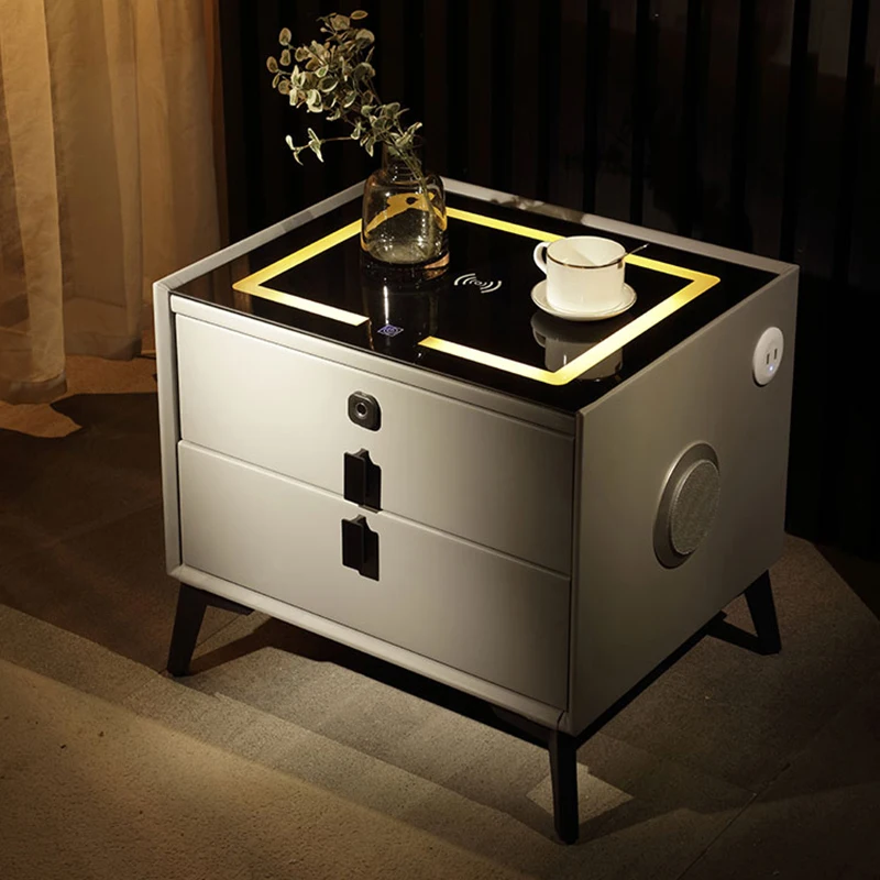 Smart Bedside Table Bedroom Mobile Coffee Makeup Living Room