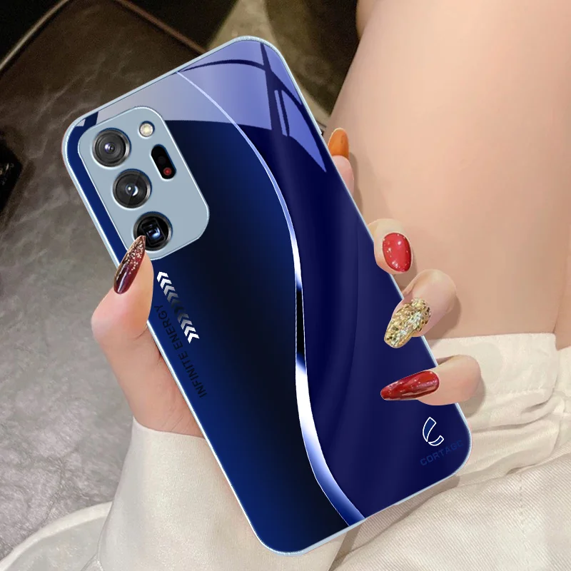 Liulian Sunset Red Tempered Glass Phone Case